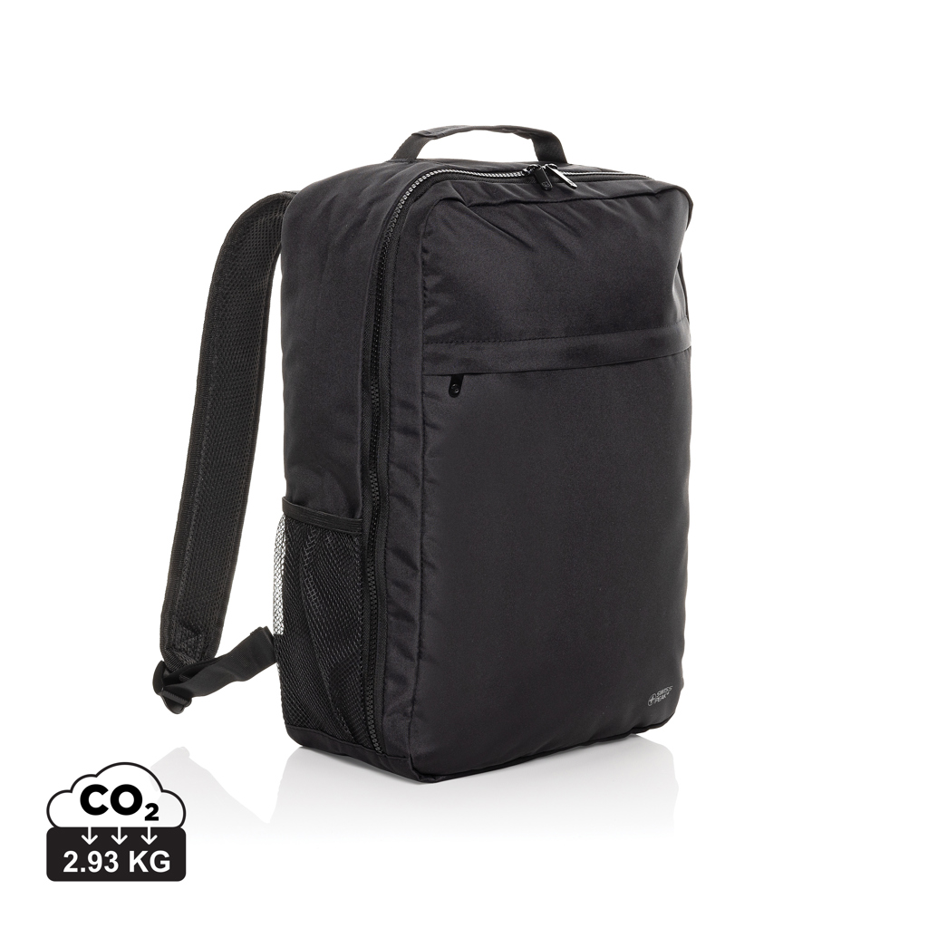 Batoh na 15,6" notebook Swiss Peak Essential z RPET AWARE™ Černá