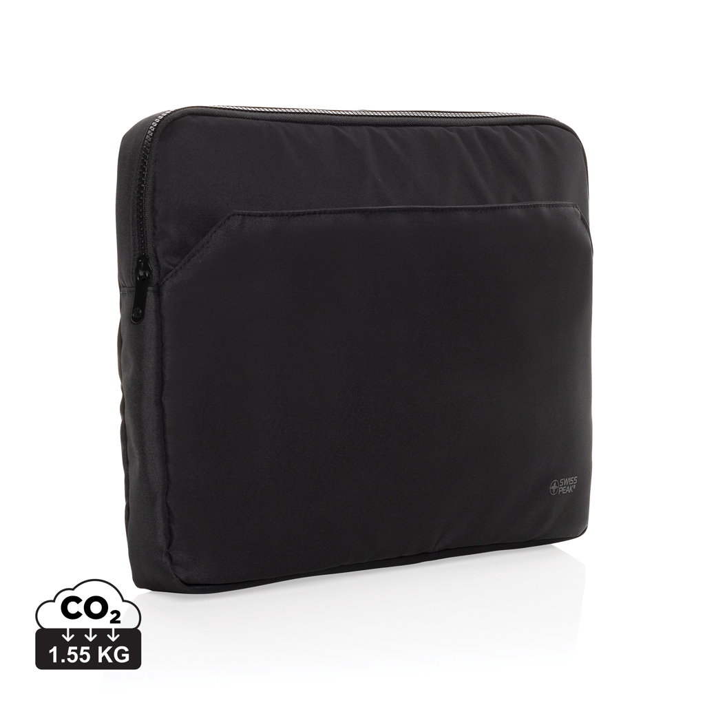 Obal na 15,6" notebook Swiss Peak Essential z RPET AWARE™ Černá