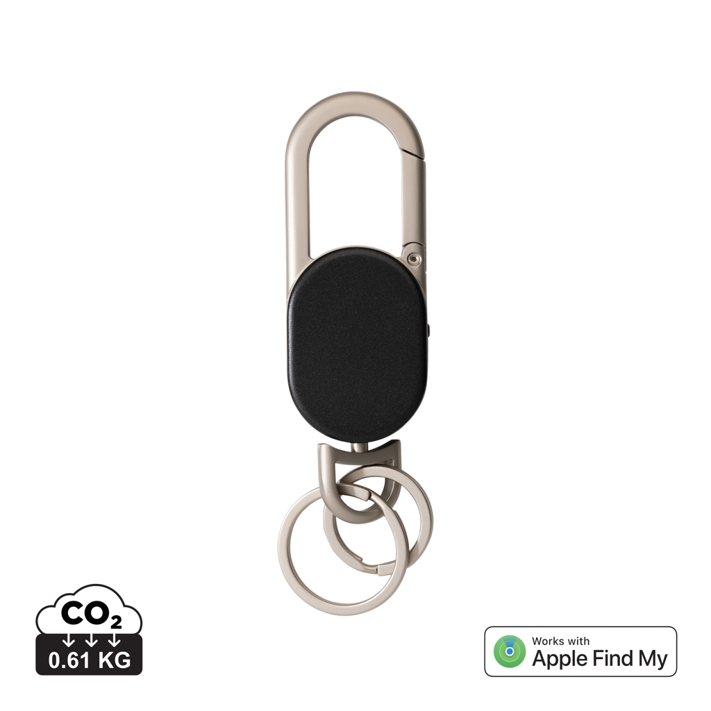 Klíčenka s nabíjecím lokátorem Keyfinder Černá, Šedá