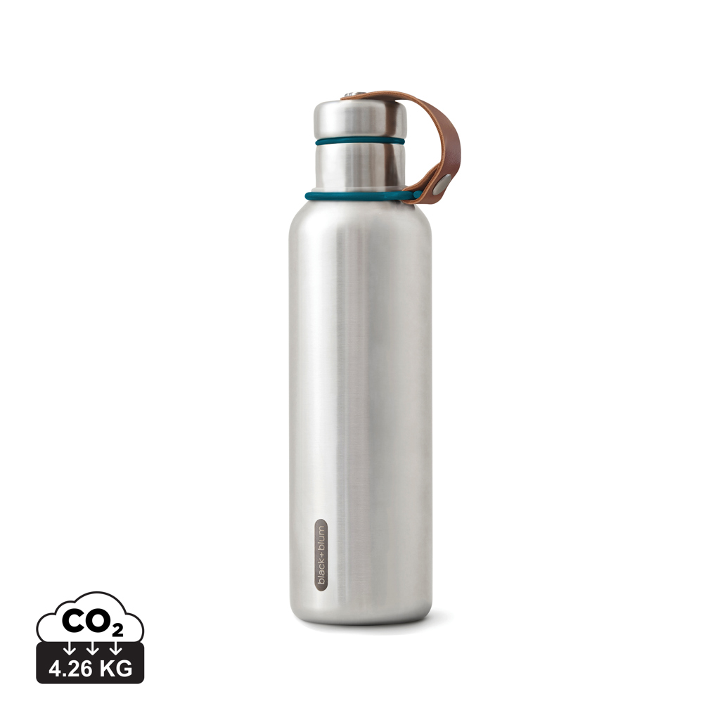 Velká termo láhev na vodu 750ml Black+Blum Tyrkysová