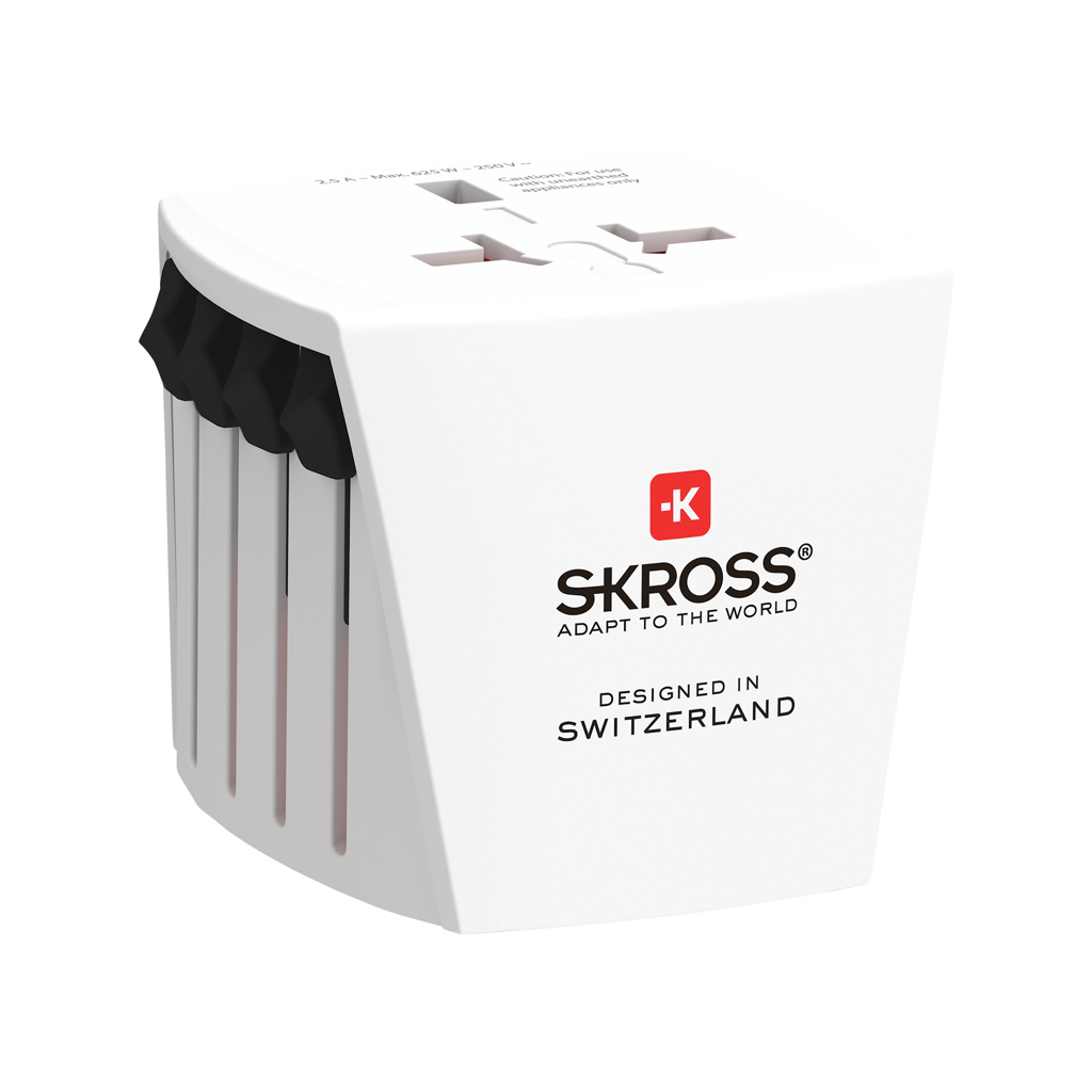 Cestovní adaptér SKROSS World MUV Micro Bílá