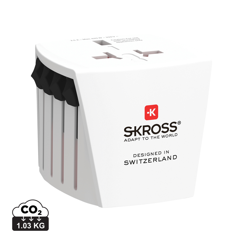 Cestovní adaptér SKROSS World MUV Micro Bílá