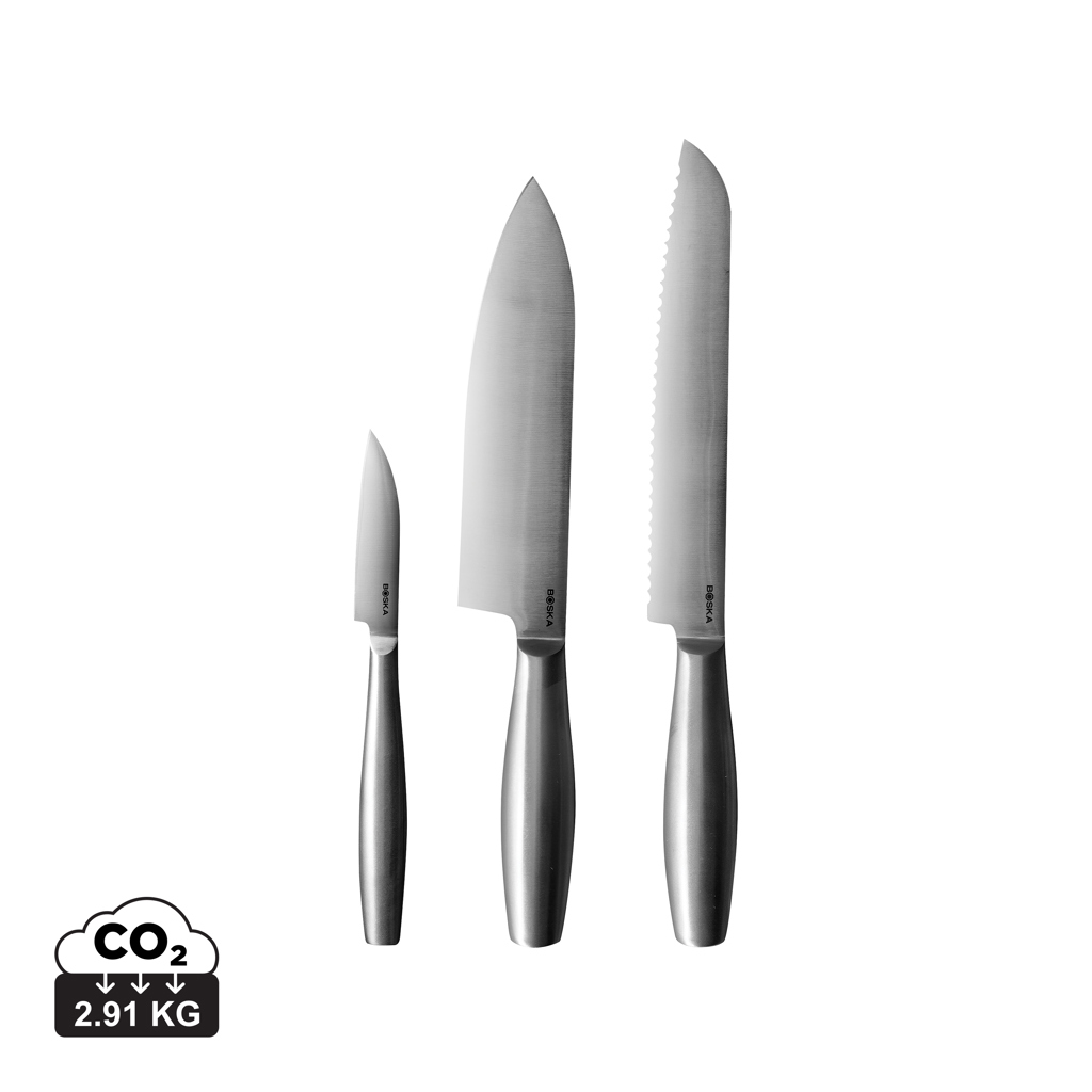 Sada 3 kuchyňských nožů BOSKA Copenhagen Steel Grey