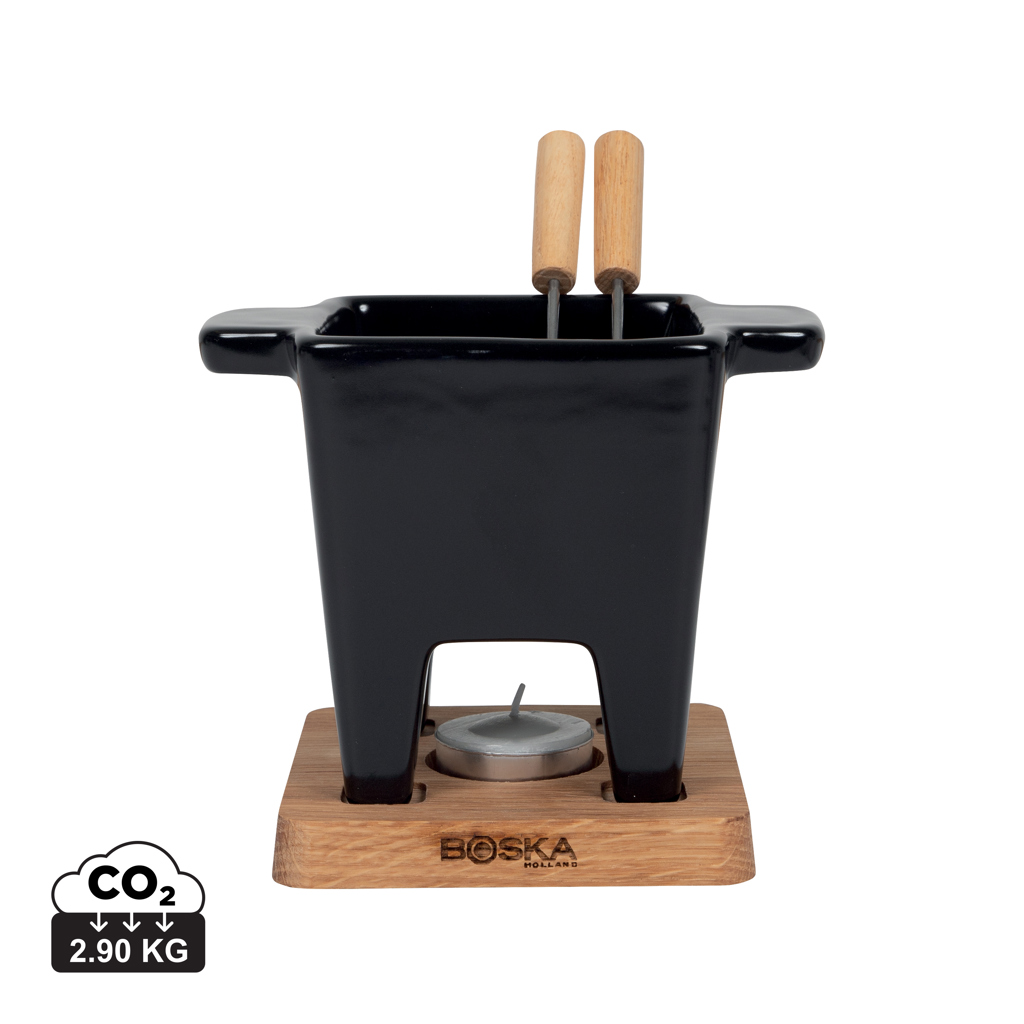 Fondue sada BOSKA Tapas Nero Černá, Hnědá