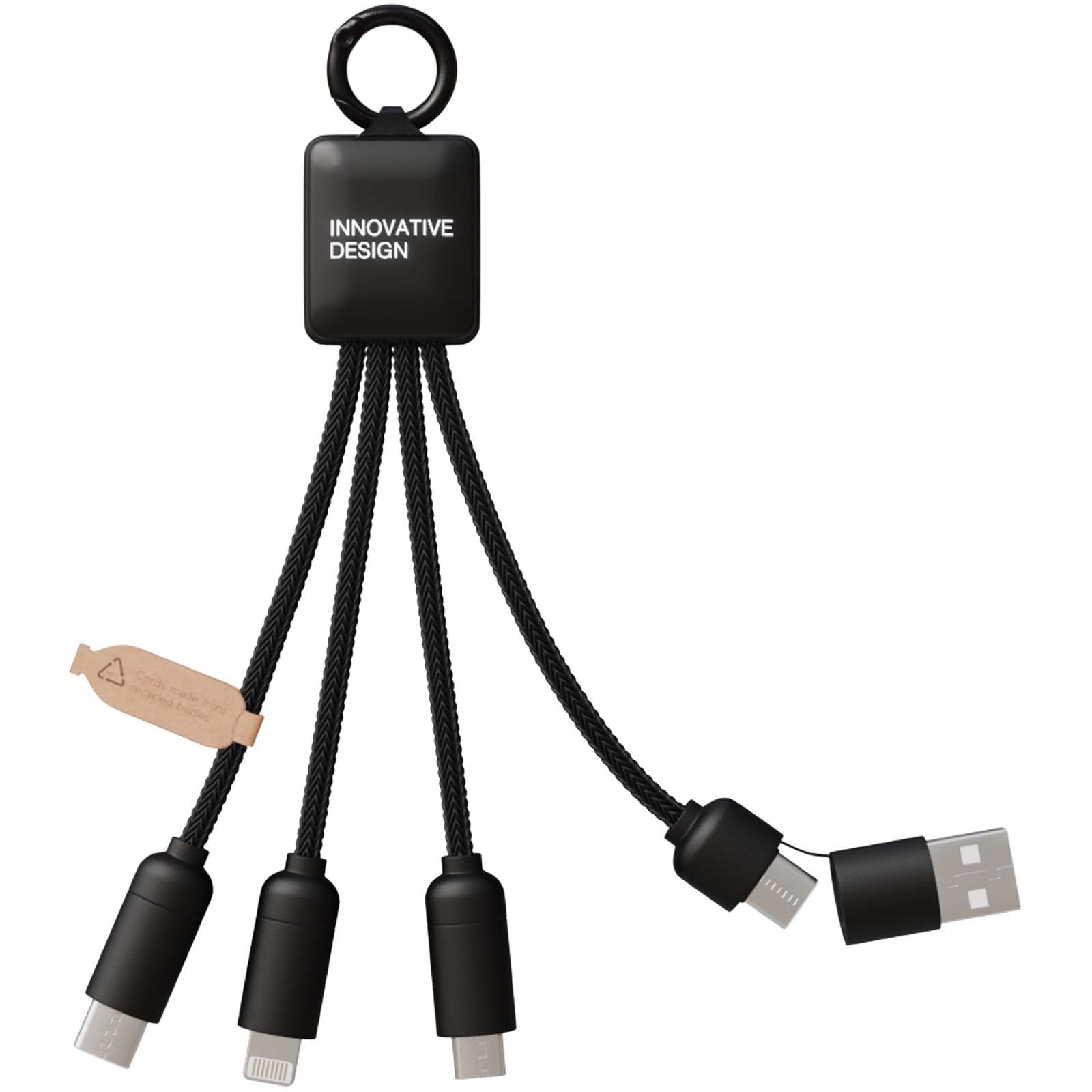 Příslušenství k PC SCX.design 15W nabíjecí kabel 5 v 1 SCX.design C13 Solid black