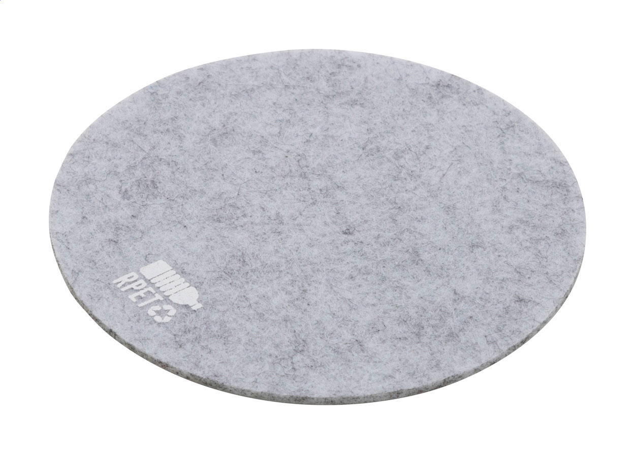 Hefe RPET plstěný podtácek Šedá