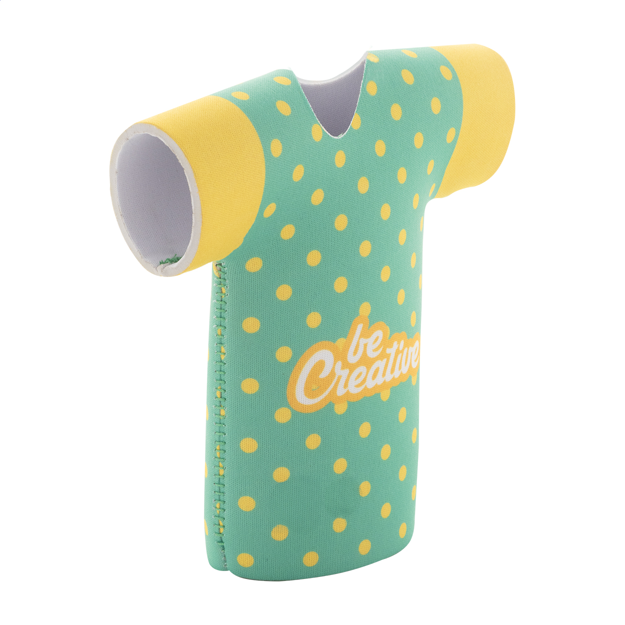 PrintBeer chladící obal na pivní láhev z RPET Bílá