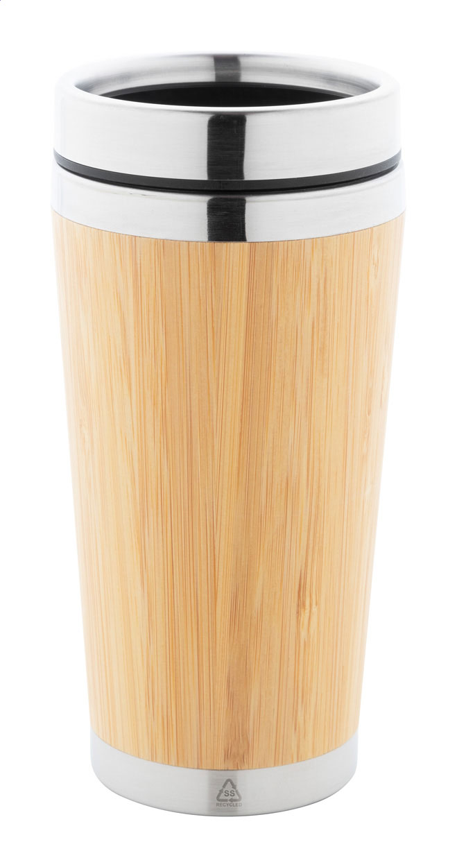 Tooka termo hrnek Přírodní, Stříbrná