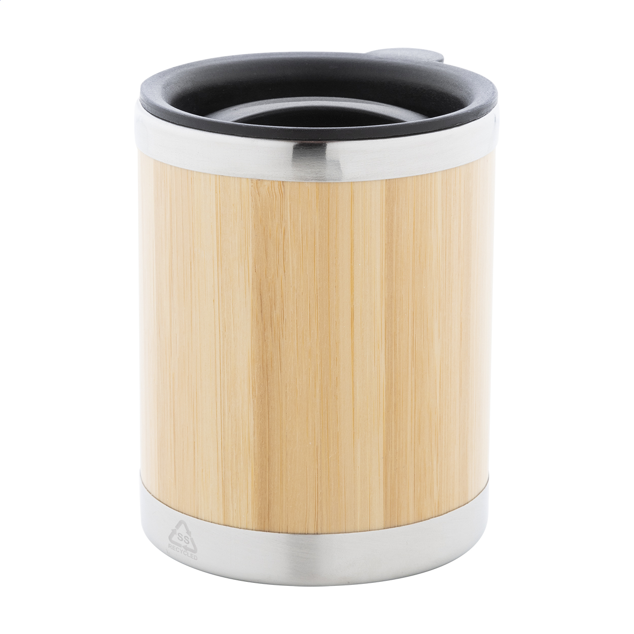 Booka termo hrnek Přírodní, Stříbrná