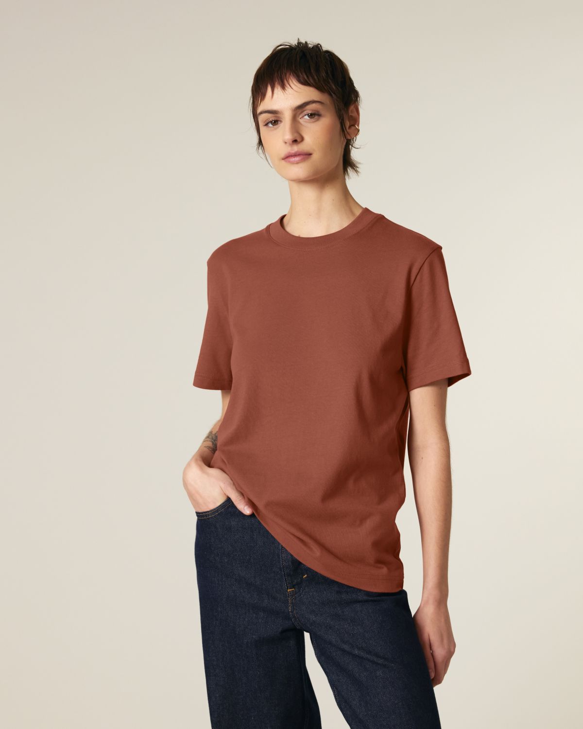 Pánské tričko Stanley & Stella Sparker 2.0 - heritage brown