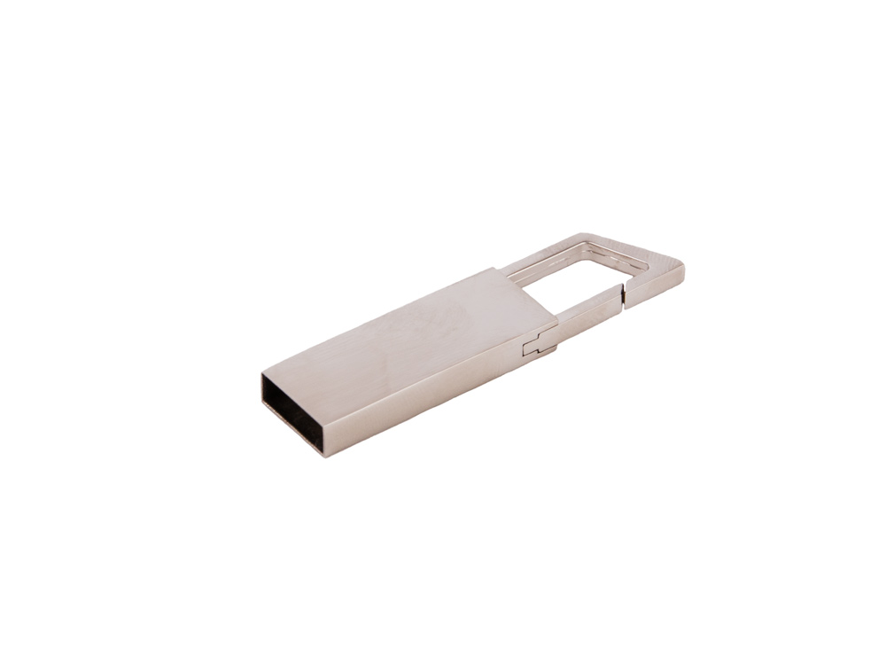 Netradiční USB flash disk PARRISH stříbrná