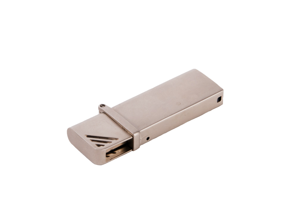 Unusual USB flash drive NEWBURY silver