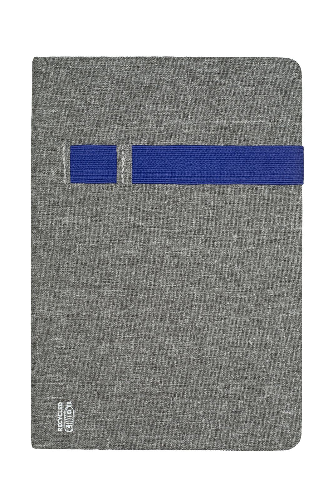Zápisník z RPET materiálu RECETI A5 - modrá Zápisník z RPET materiálu RECETI A5 - modrá