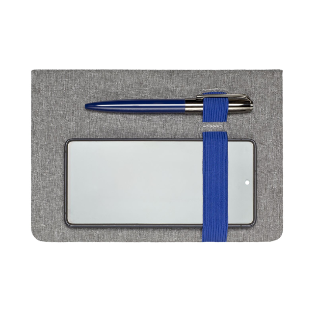 Zápisník z RPET materiálu RECETI A5 - modrá Zápisník z RPET materiálu RECETI A5 - modrá