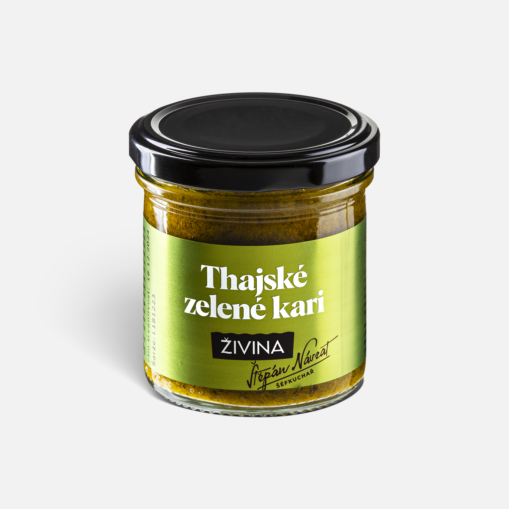 Thajská zelená kari pasta extra pálivá pro kari s kokosovým mlékem 140 g