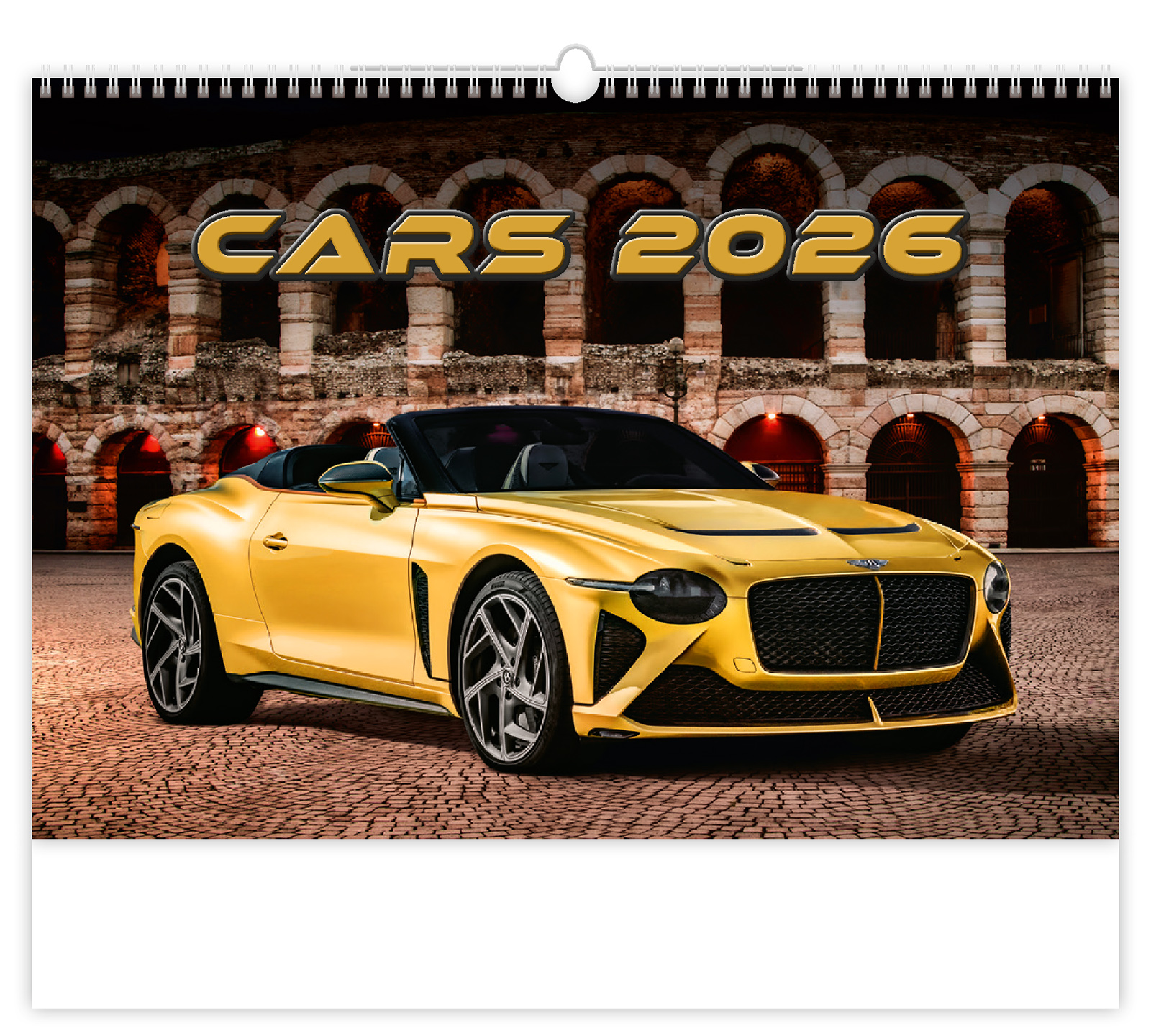 Nástěnný kalendář Cars 2026