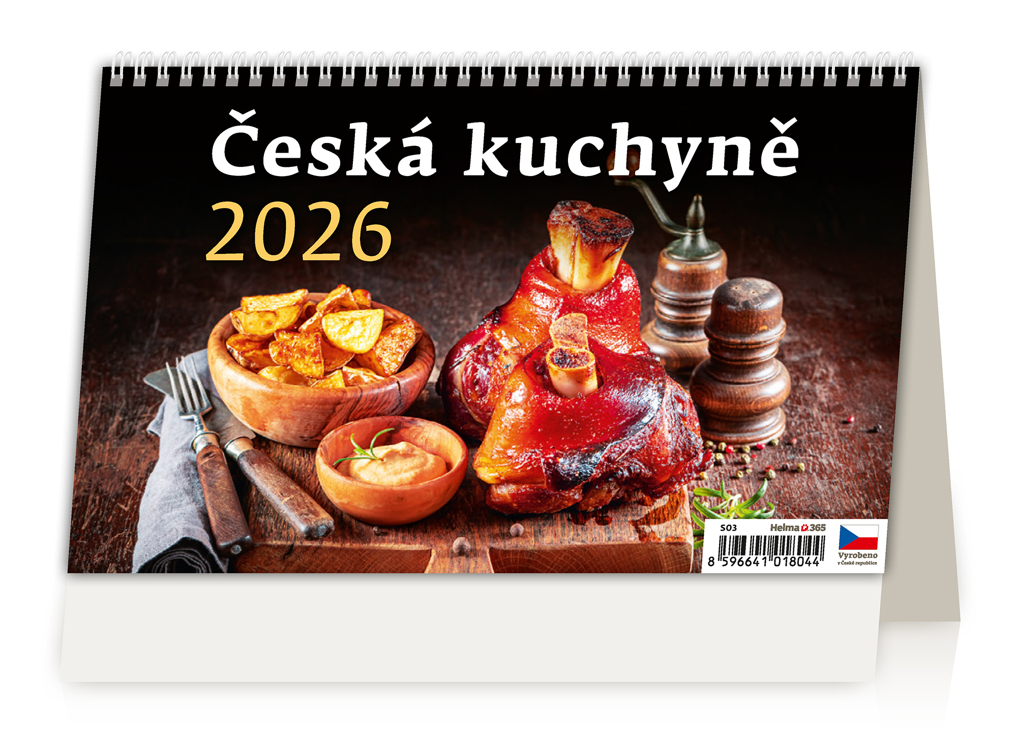 Stolní kalendář Česká kuchyně 2026