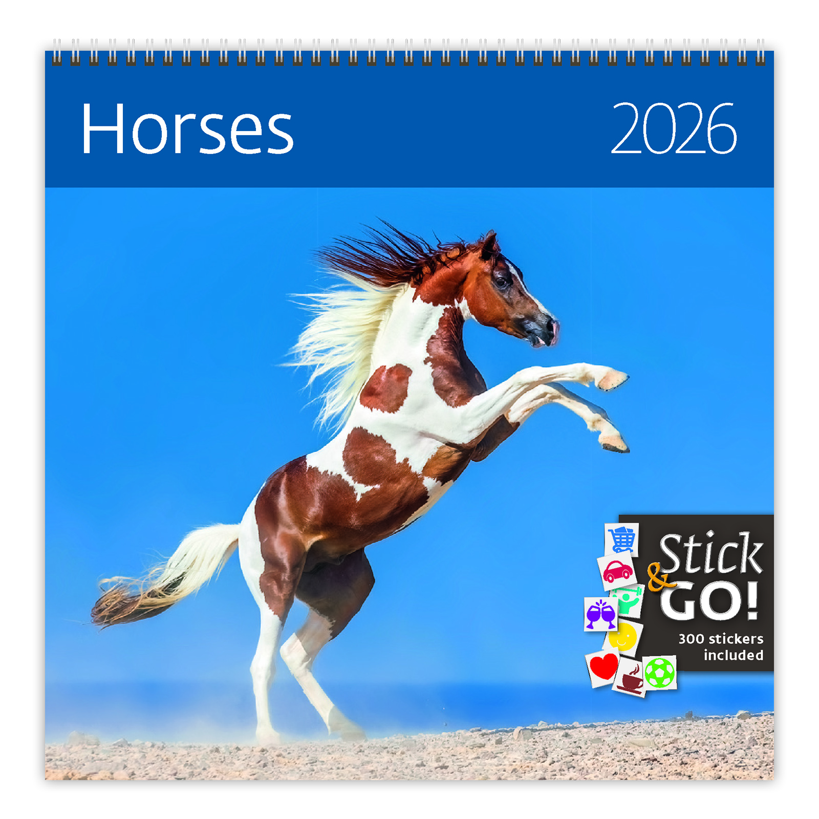 Nástěnný kalendář Horses 2026