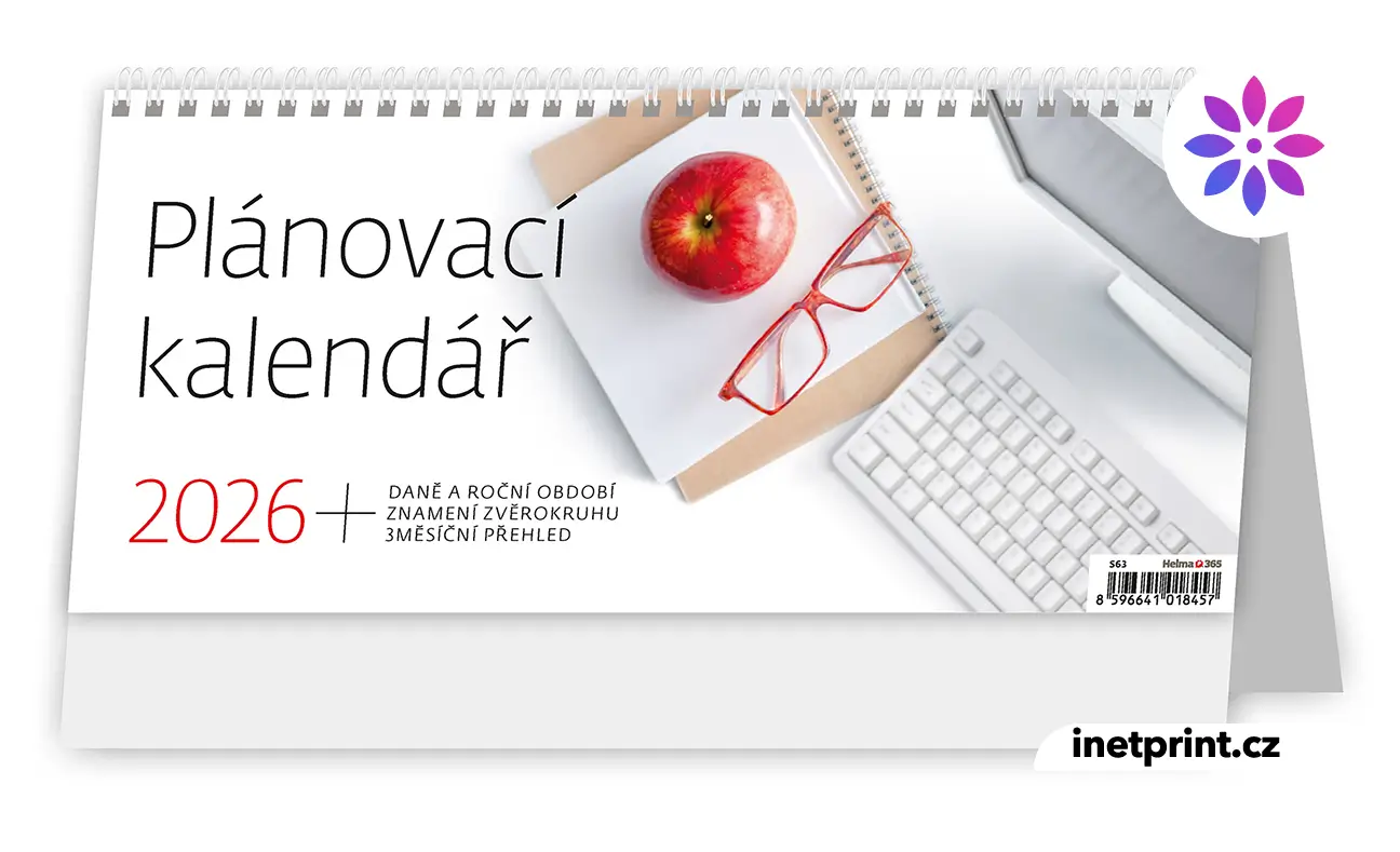 Stolní Plánovací kalendář 2026