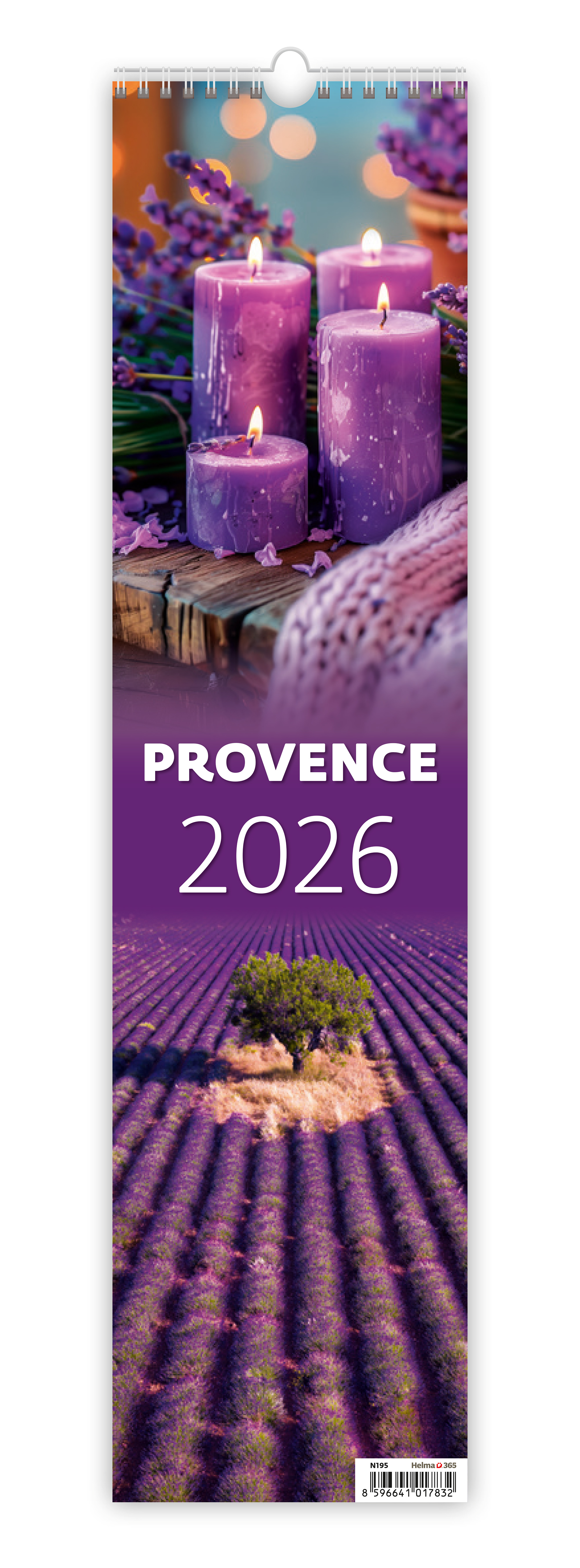 Nástěnný kalendář Provence 2026 - vázanka
