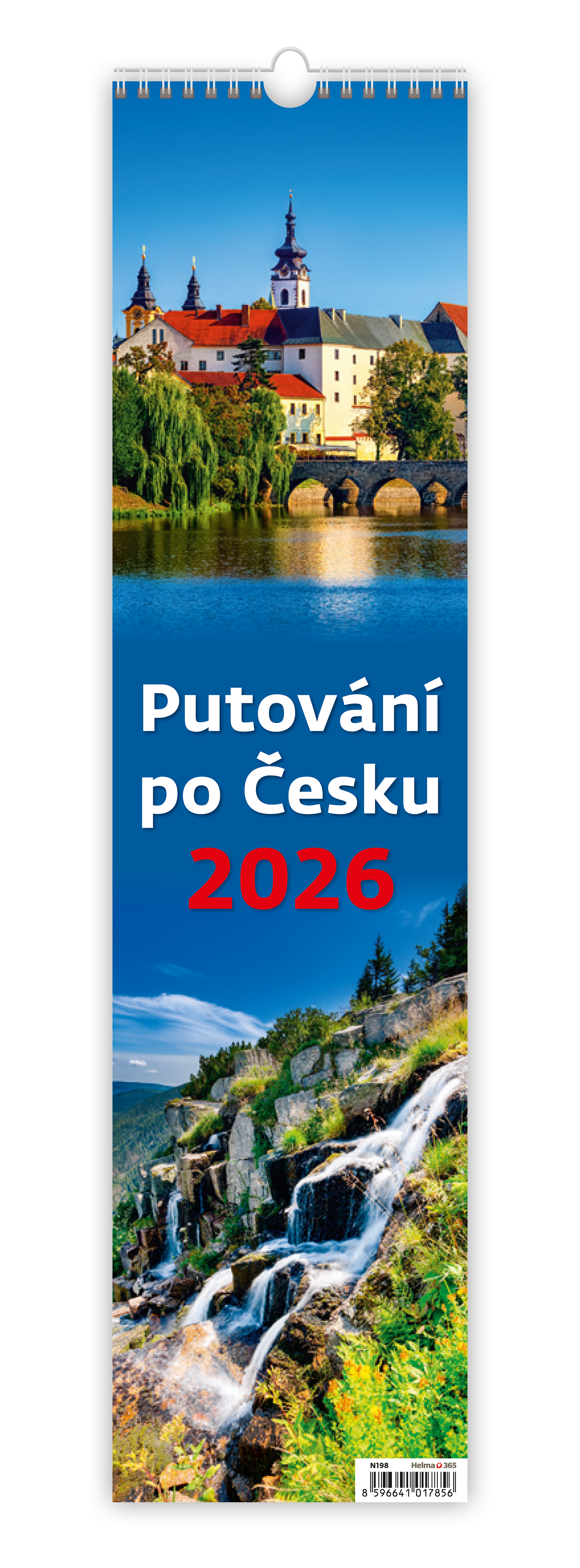 Nástěnný kalendář Putování po Česku 2026 - vázanka