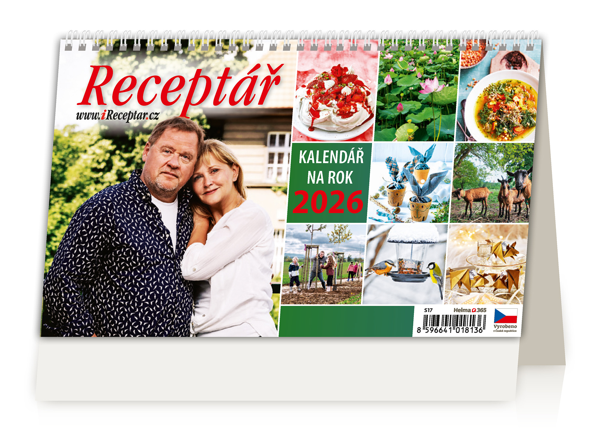 Stolní kalendář Receptář 2026