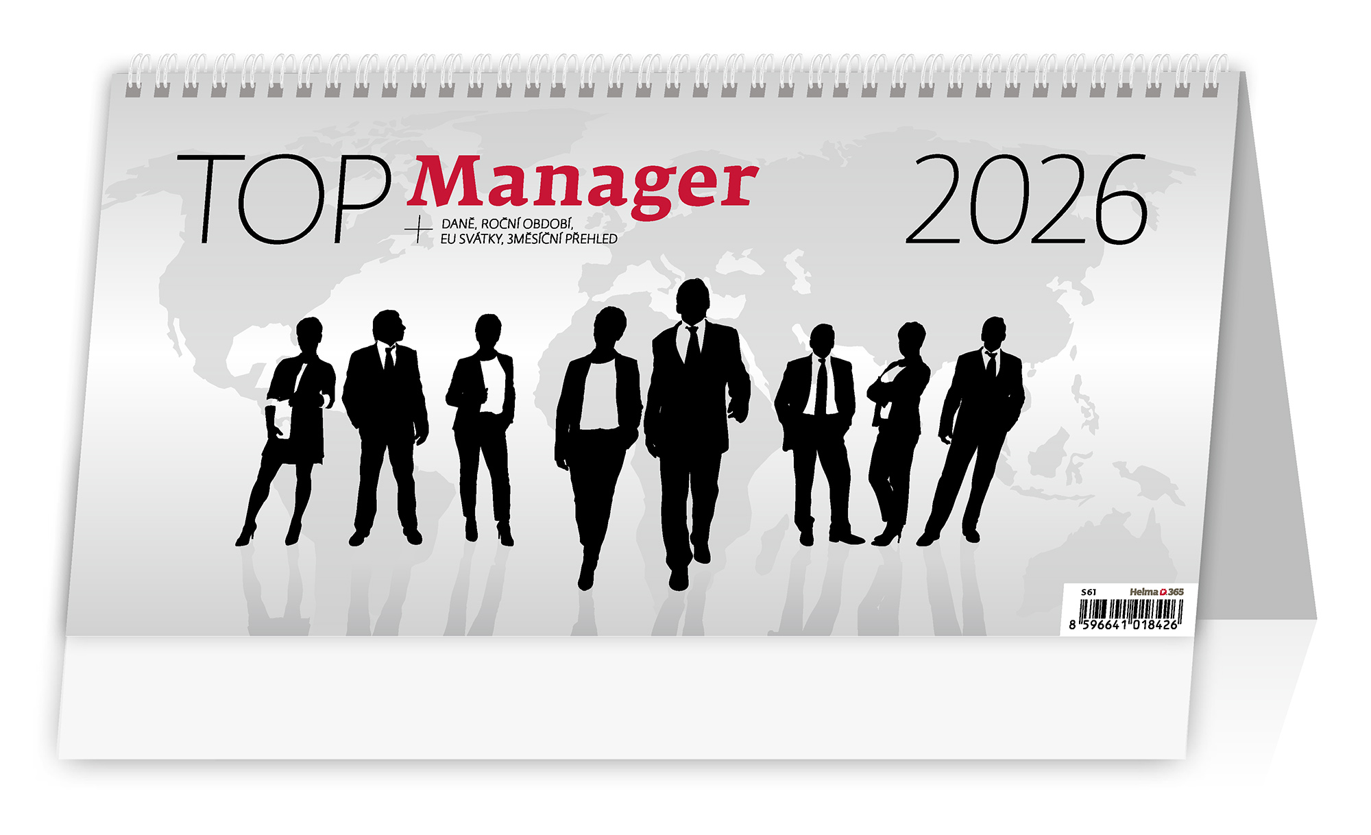 Stolní plánovací kalendář Top Manager 2026