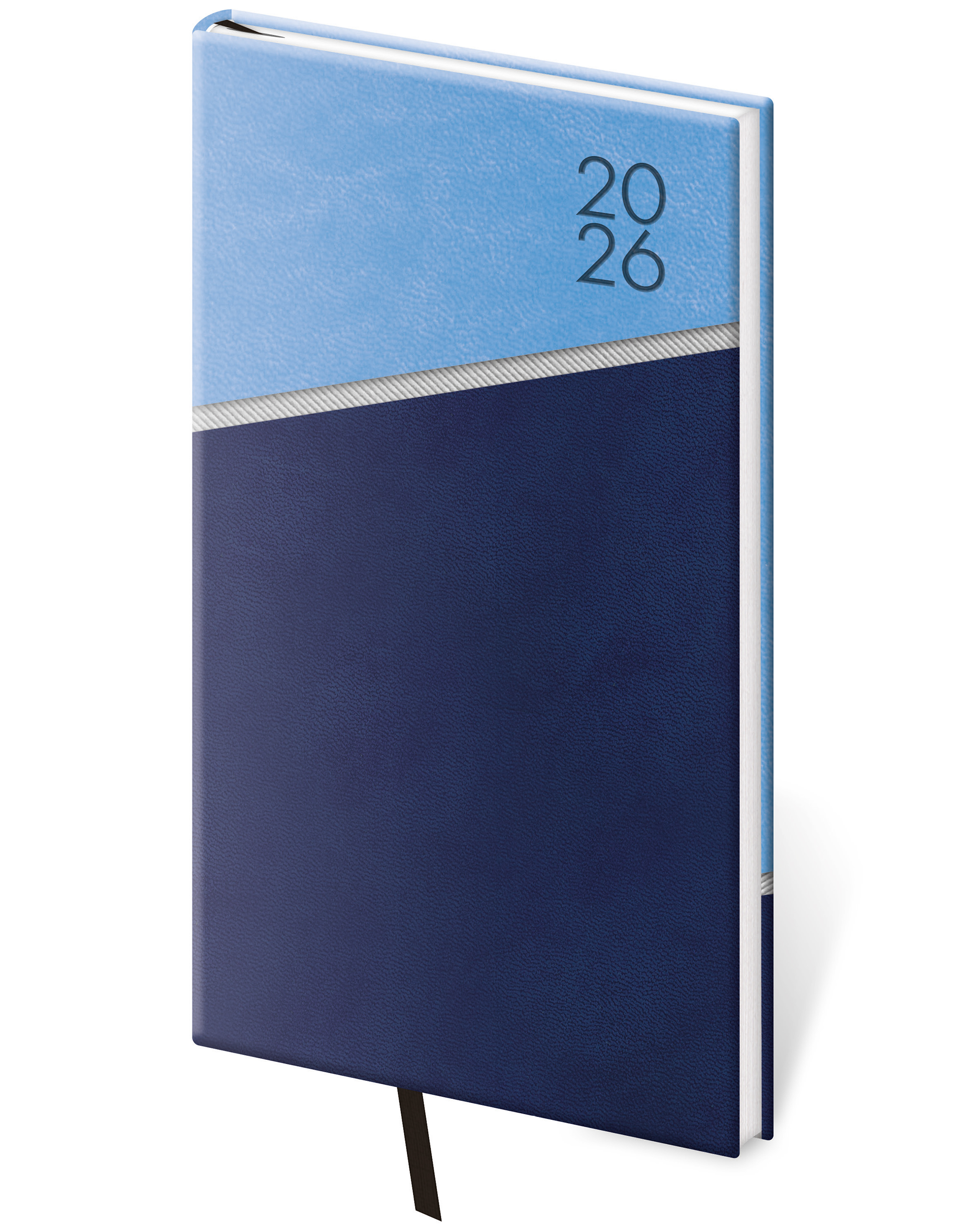 Týdenní kapesní diář Line - modrá Týdenní kapesní diář Line - modrá