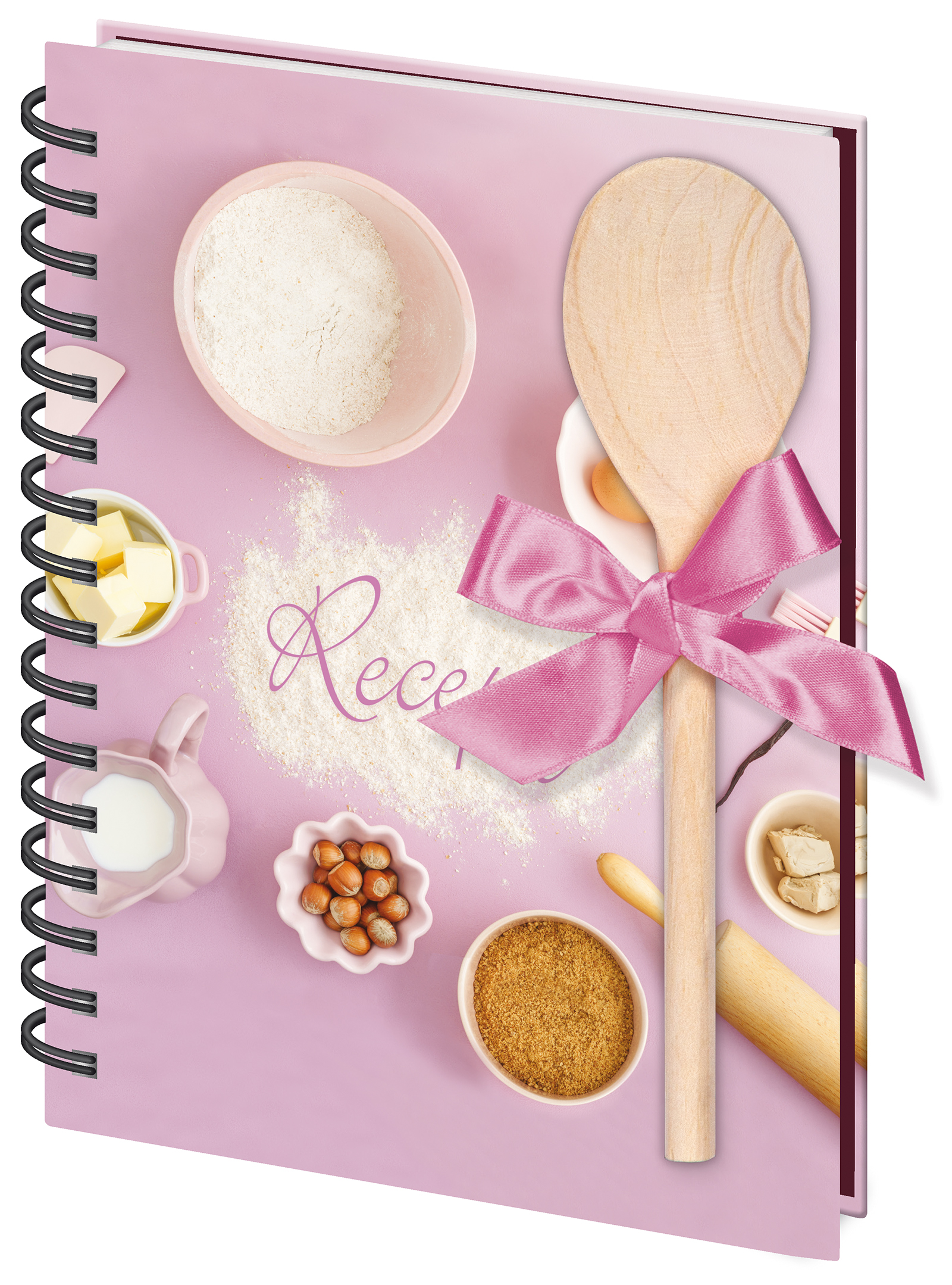 Kniha na recepty s vařečkou Baking, A5