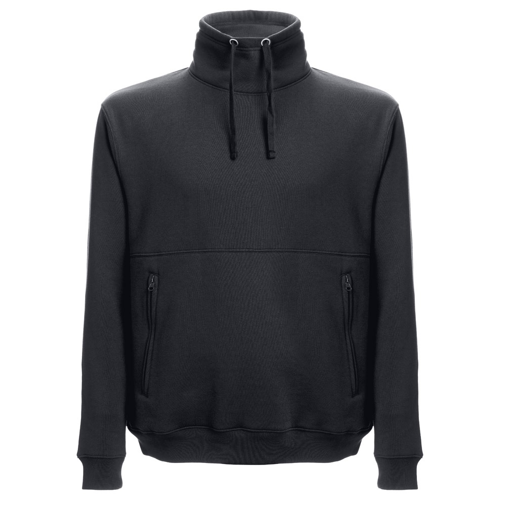 THC VILNIUS. Unisex mikina s kapucí - černá, M