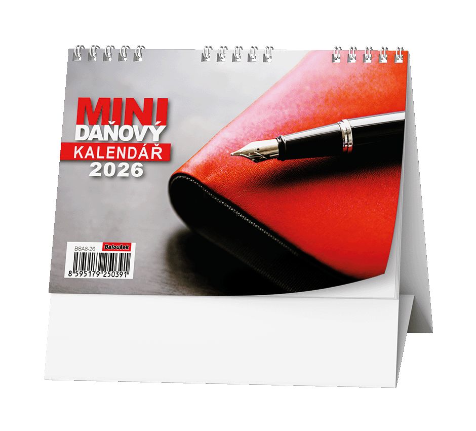 Stolní daňový kalendář MINI