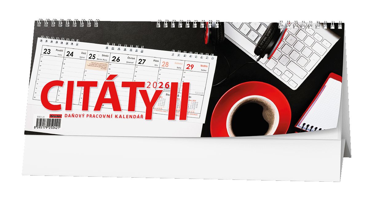 Stolní pracovní kalendář CITÁTY II