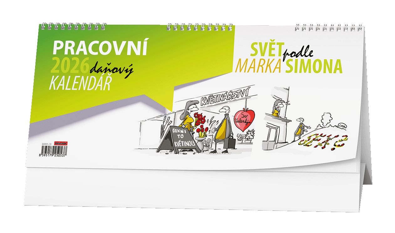 Stolní pracovní daňový kalendář - Svět podle Marka Simona            Stolní pracovní daňový kalendář - Svět podle Marka Simona