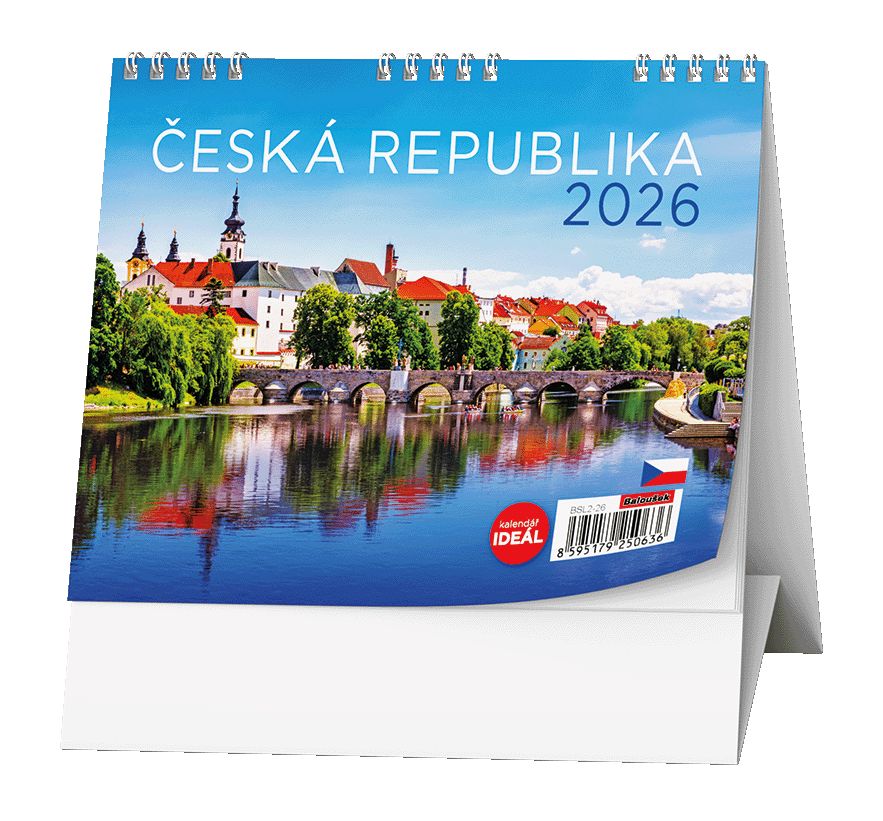 Stolní kalendář IDEÁL - Česká republika Stolní kalendář IDEÁL - Česká republika