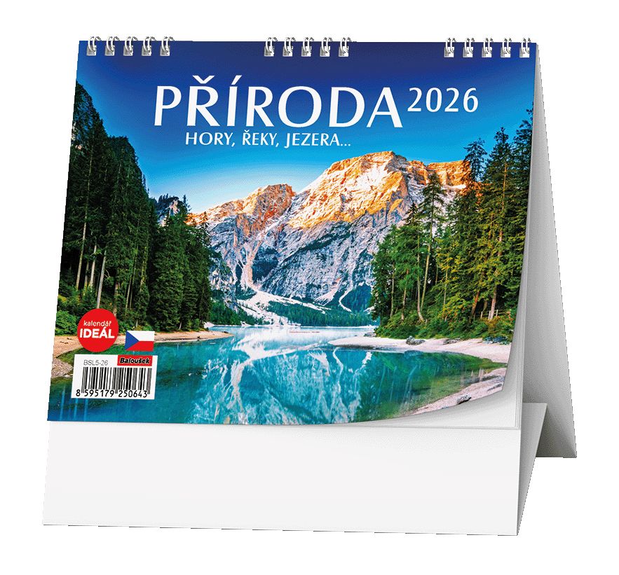 Stolní kalendář IDEÁL - Příroda, hory, řeky, jezera… Stolní kalendář IDEÁL - Příroda, hory, řeky, jezera…