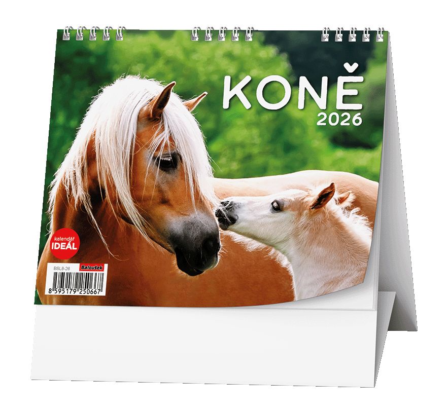 Stolní kalendář IDEÁL - Koně Stolní kalendář IDEÁL - Koně