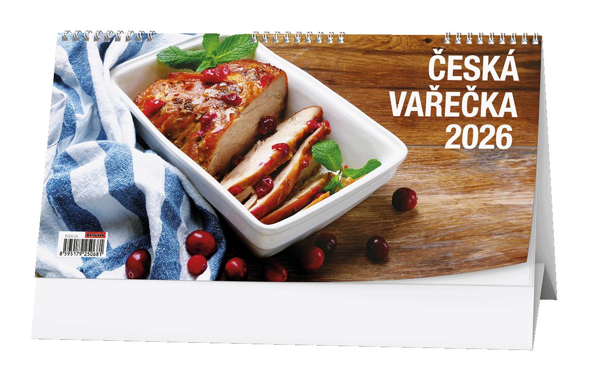 Stolní kalendář Česká vařečka Stolní kalendář Česká vařečka