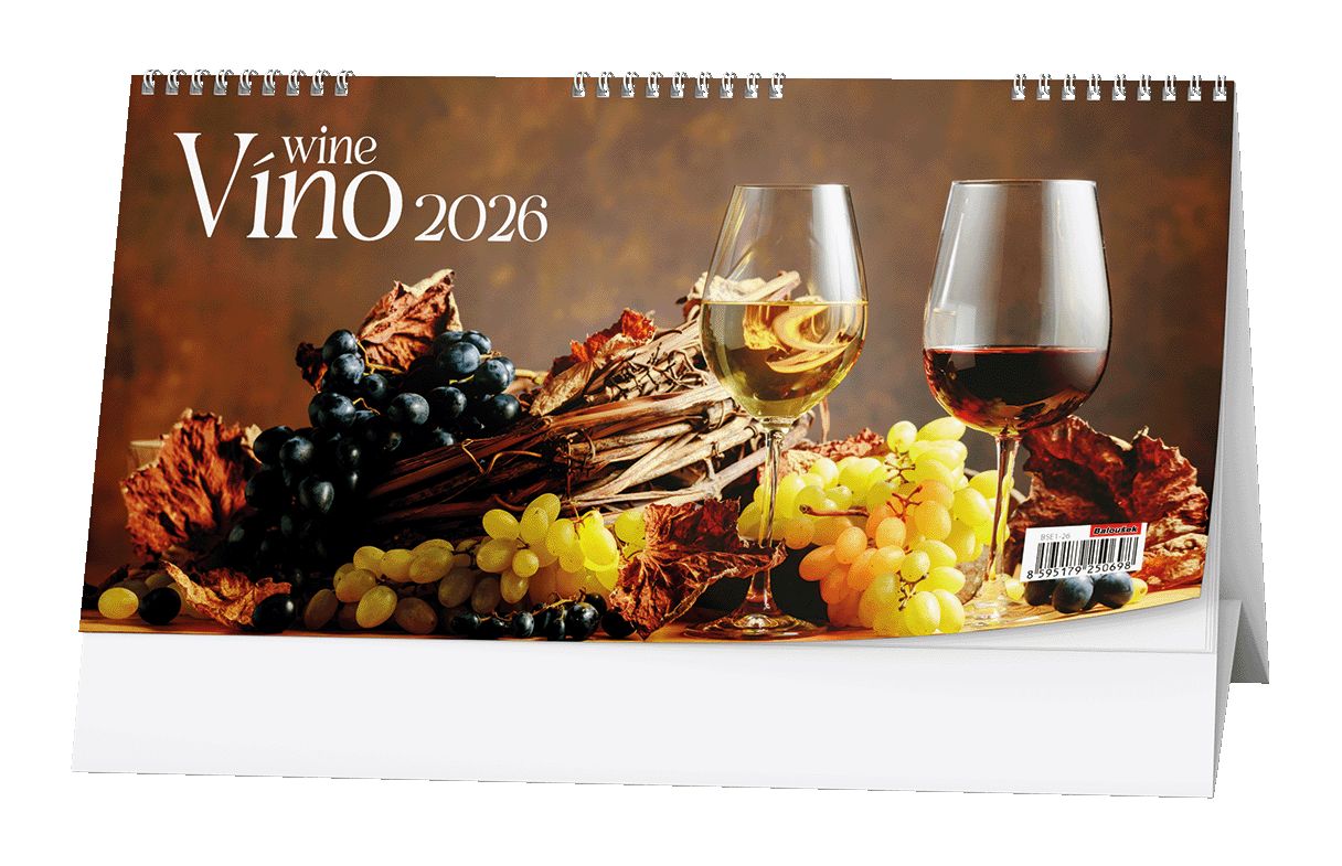 Stolní kalendář Víno Stolní kalendář Víno