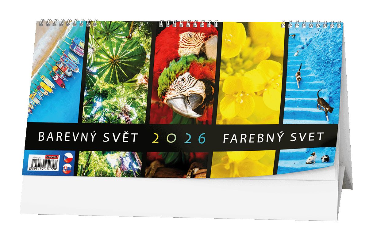 Stolní kalendář Barevný svět Stolní kalendář Barevný svět