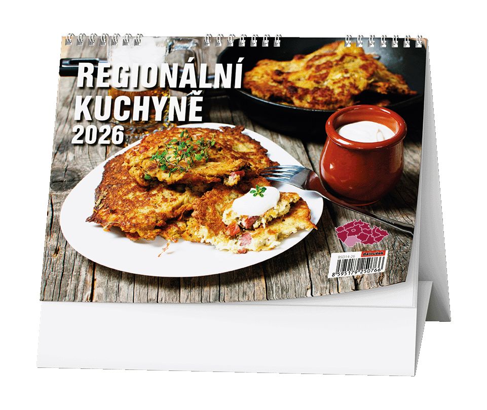 Stolní kalendář Regionální kuchyně