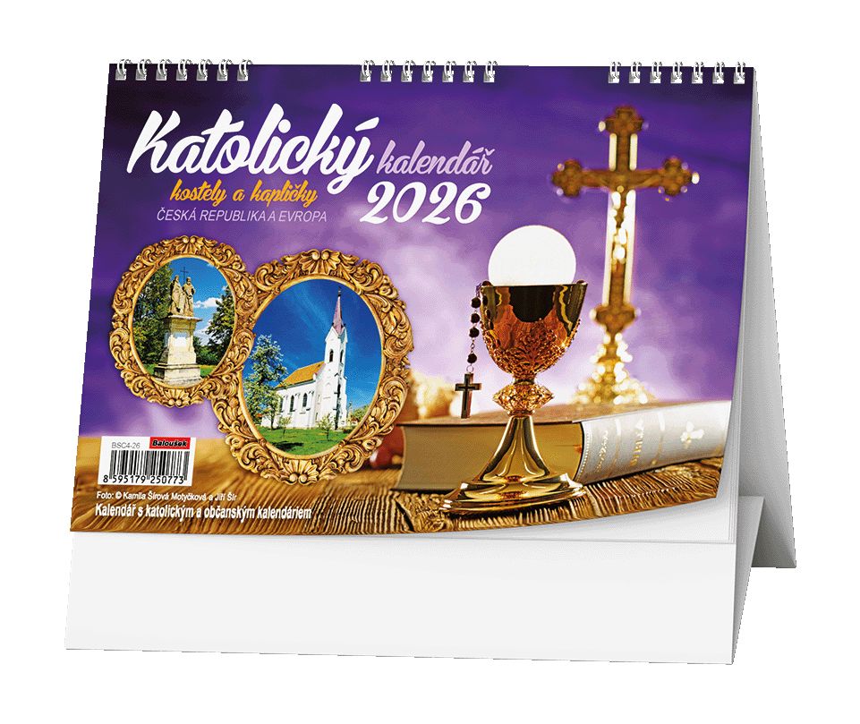 Stolní kalendář Katolický (kostely a kapličky)