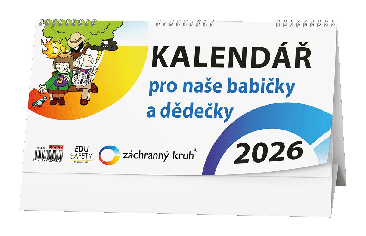 Stolní kalendář pro naše babičky a dědečky