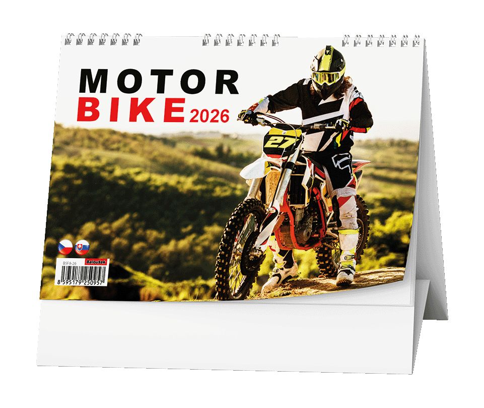 Stolní kalendář Motorbike