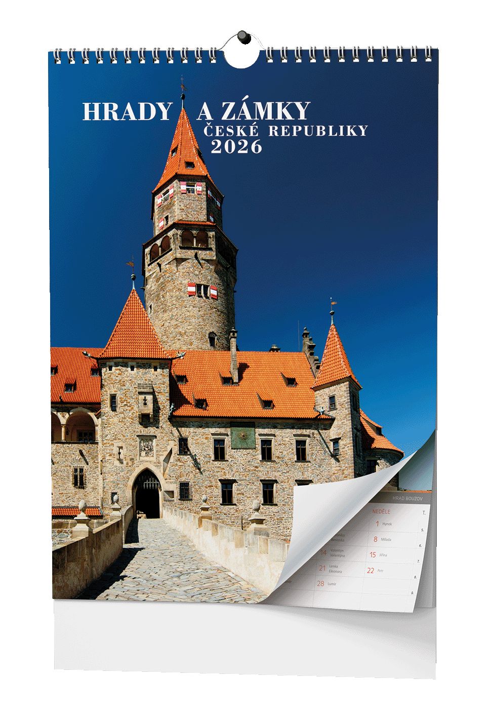 Nástěnný kalendář Hrady a zámky České republiky Nástěnný kalendář Hrady a zámky České republiky