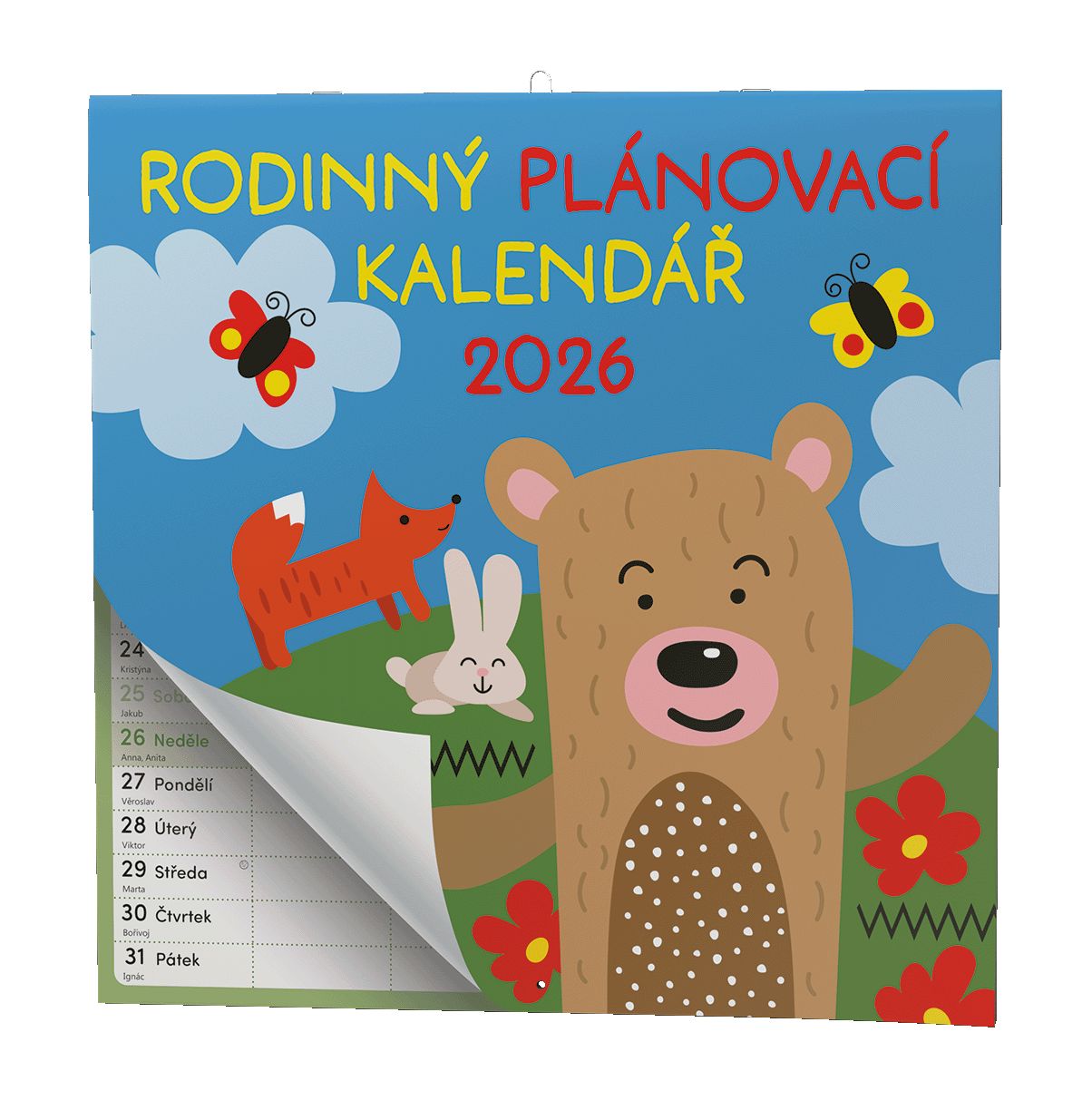 Nástěnný kalendář Rodinný plánovací