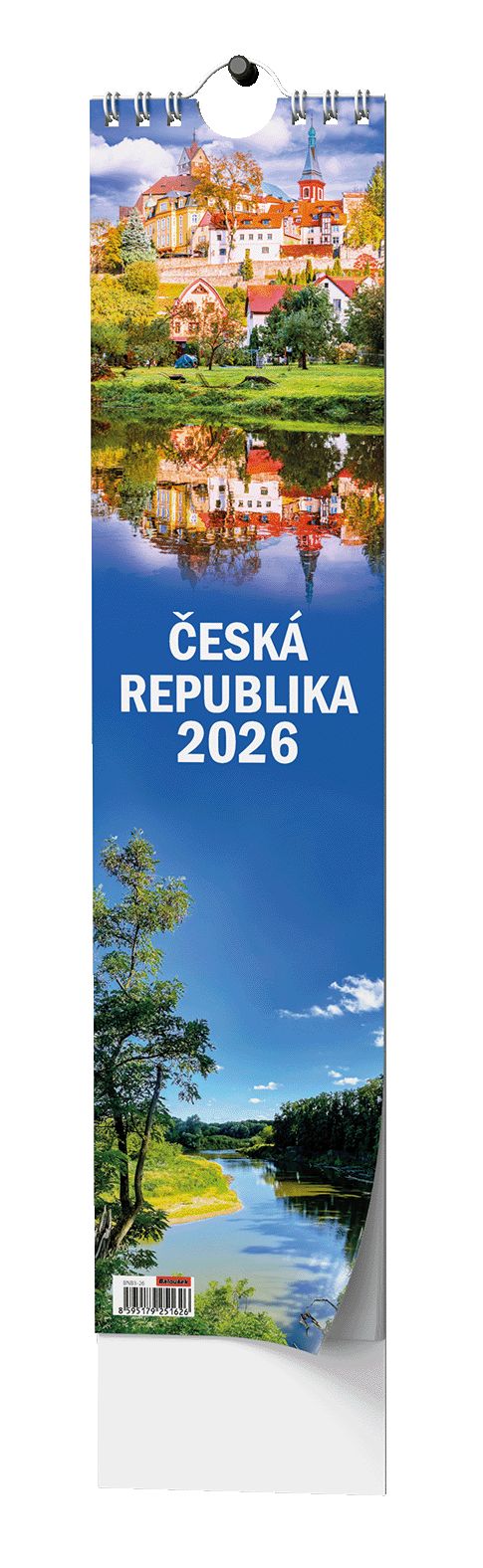 Nástěnný kalendář Kravata - Česká republika