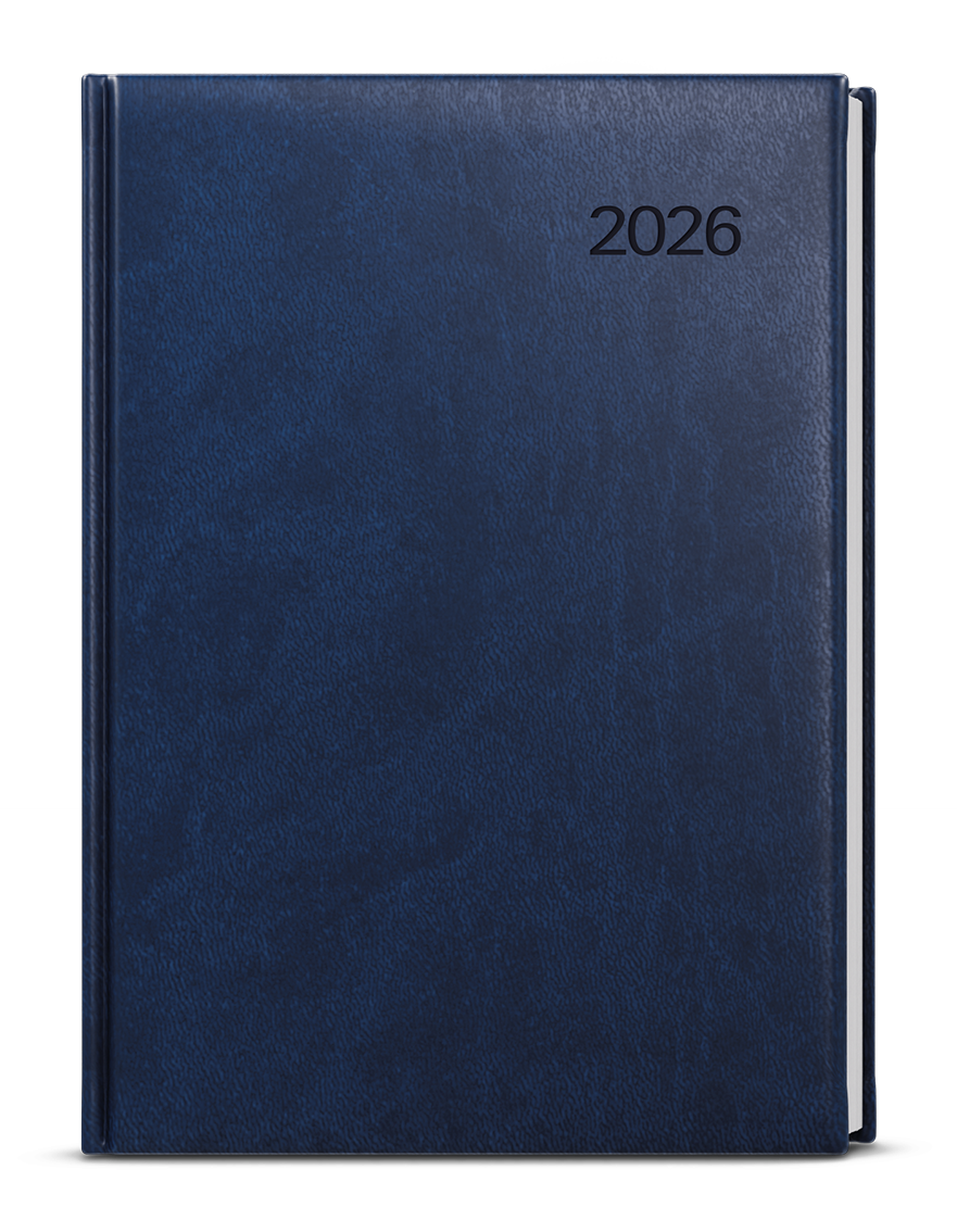 Denní diář David Vivella, A5 - modrá Denní diář David Vivella, A5 - modrá
