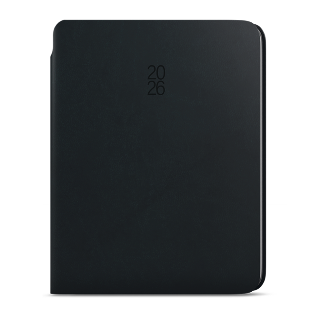 Denní diář David Softy, A5 - černá Denní diář David Softy, A5 - černá