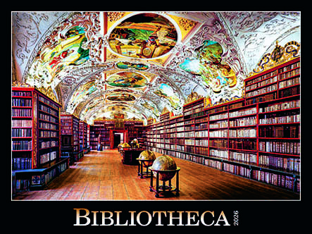 Nástěnný kalendář Bibliotheca 2026