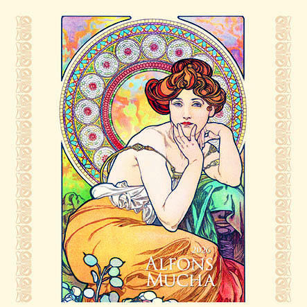 Nástěnný kalendář Alfons Mucha  2026 Nástěnný kalendář Alfons Mucha  2026